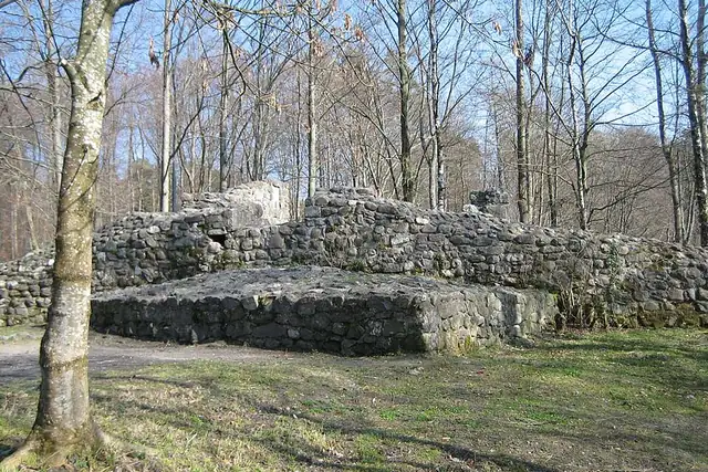 Burgruine Wulp – Ruine, 6 km von Adliswil