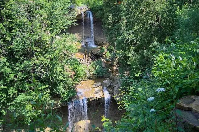 Zweiter großer Wasserfall – Wasserfall, 11 km von Wangen