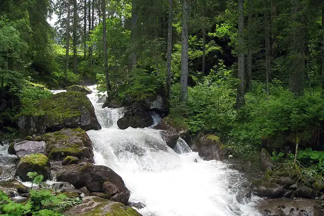 Gsponbachfall – Waterfall, 26 km from Vaduz