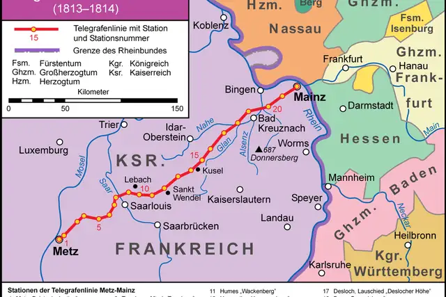 Napoleonsturm – Aussichtsturm, 10 km von Ingelheim am Rhein