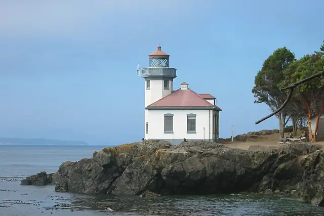 Lime Kiln Point Lighthouse – Leuchtturm, 13 km von Oak Bay