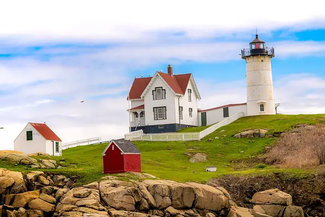 Cape Neddick "Nubble" Lighthouse – Leuchtturm, 17 km von Portsmouth