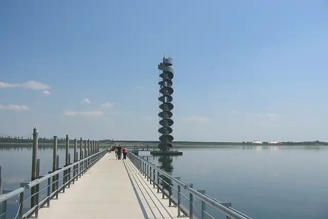 Pegelturm – Aussichtsturm, bei Bitterfeld-Wolfen