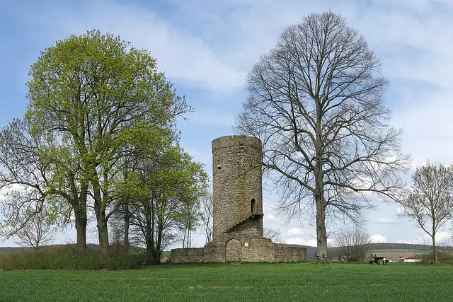 Galgenturm – Lookout tower, 15 km from Meiningen