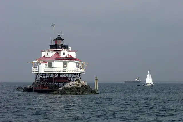 Thomas Point Shoal Light – Leuchtturm, 10 km von Annapolis