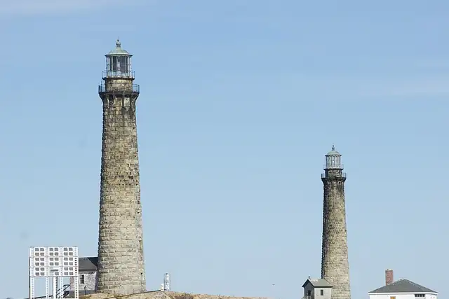 Cape Ann Light (Twin Lights) – Lighthouse, 8 km from Gloucester